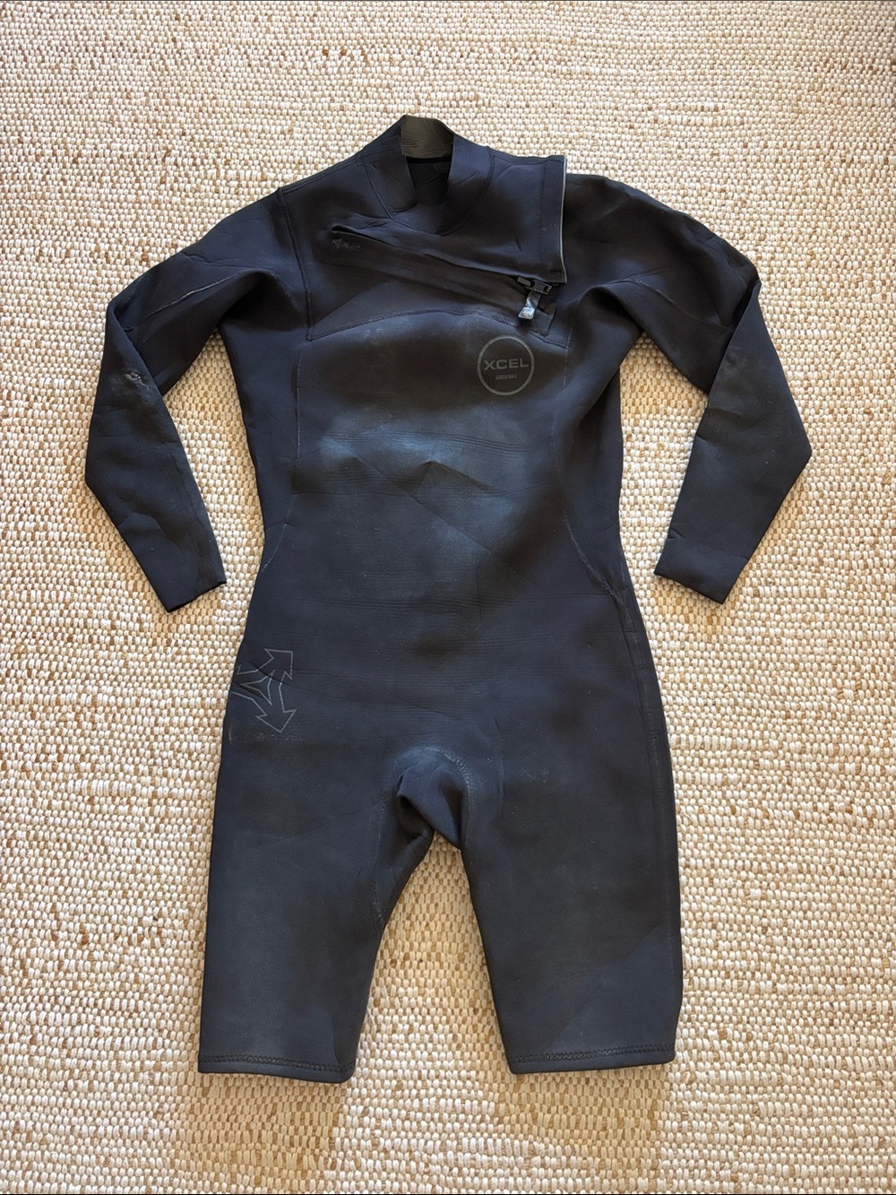 XCEL Men’s Black Short Jane Wetsuit - Front Zip
